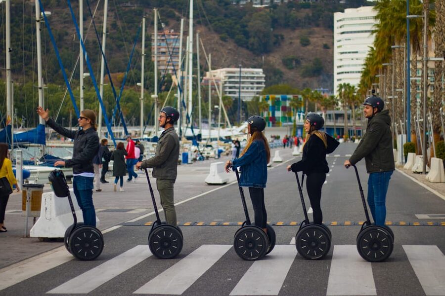 Malaga: 2-Hour Monumental Segway Tour - La Malagueta and the ride back down