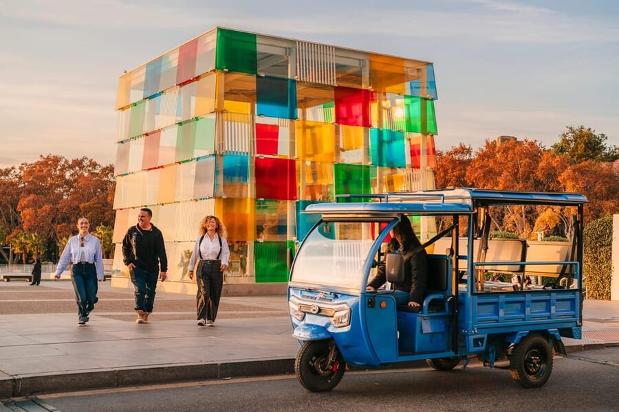 Málaga 2-Hour TukTuki Tour: Private Experience - La Malagueta, Baños del Carmen, and Pedregalejo
