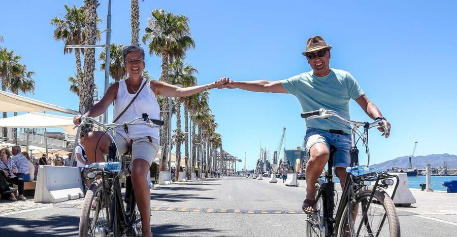 Malaga Bike Tour - Old Town, Marina & Beach - Starting beside Plaza de la Marina
