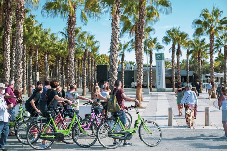Malaga Bike Tour - Old Town, Marina & Beach - Muelle Uno and Malaga’s waterfront