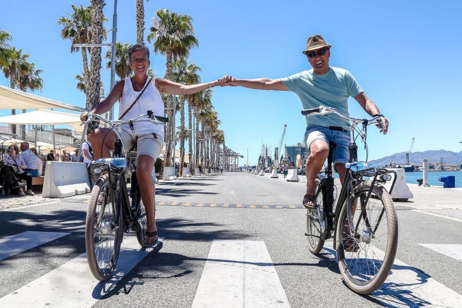 Malaga Bike Tour - Old Town, Marina & Beach - Through Malaga’s old town and Picasso’s birthplace