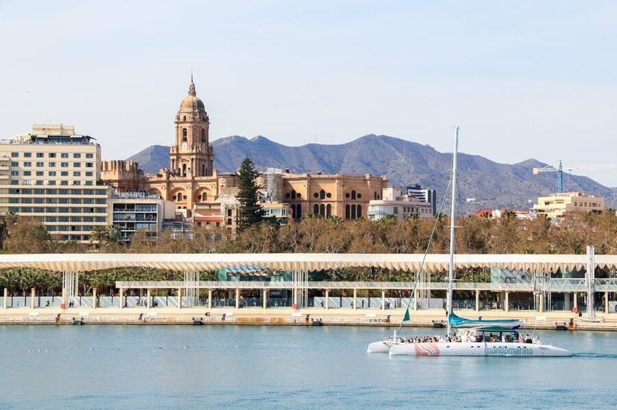 Malaga: Catamaran Sailing Cruise with Swimming & Optional DJ - Setting out from Malaga’s harbor