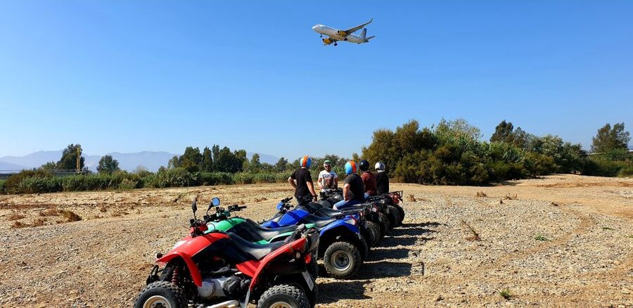 Málaga: Off-Road 2-Seater Quad Tour through Land and River - The Guadalhorce River Crossing