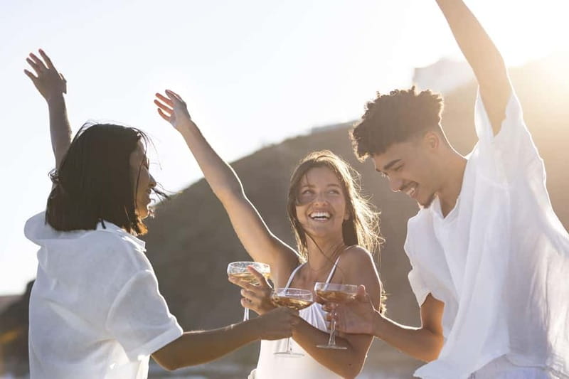 Malaga: Sailing Catamaran Sunset Cruise with Live DJ & Drink - The first stretch along the Costa del Sol