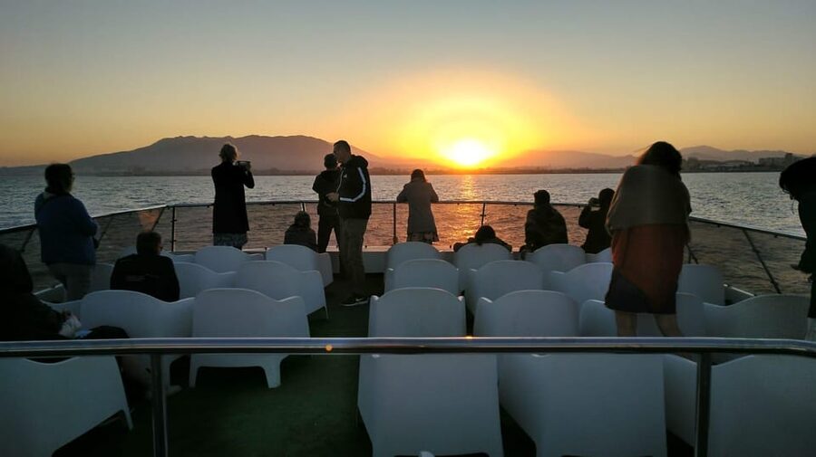 Málaga: Sunset Catamaran Trip - Music, seating, and the onboard mood