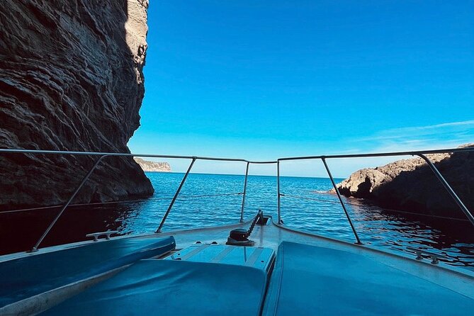 Mallorca Beach & Caves 4hr Boat Trip Drinks, Tapas, SUP & Snorkel - Coastal caves and Cap de Formentor views