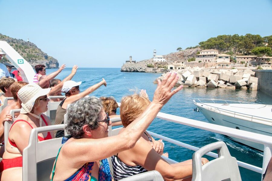 Mallorca: Scenic Full-Day Tour from the North - The boat along Mallorca’s west coast