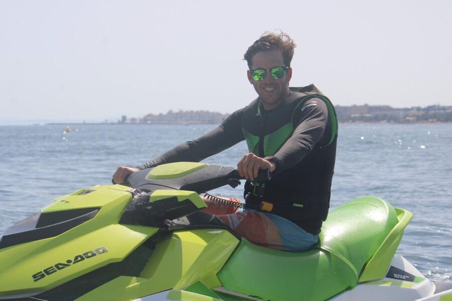 Marbella: Jet Ski at the Golden Mile - The Briefing, Locker, and Life Jacket
