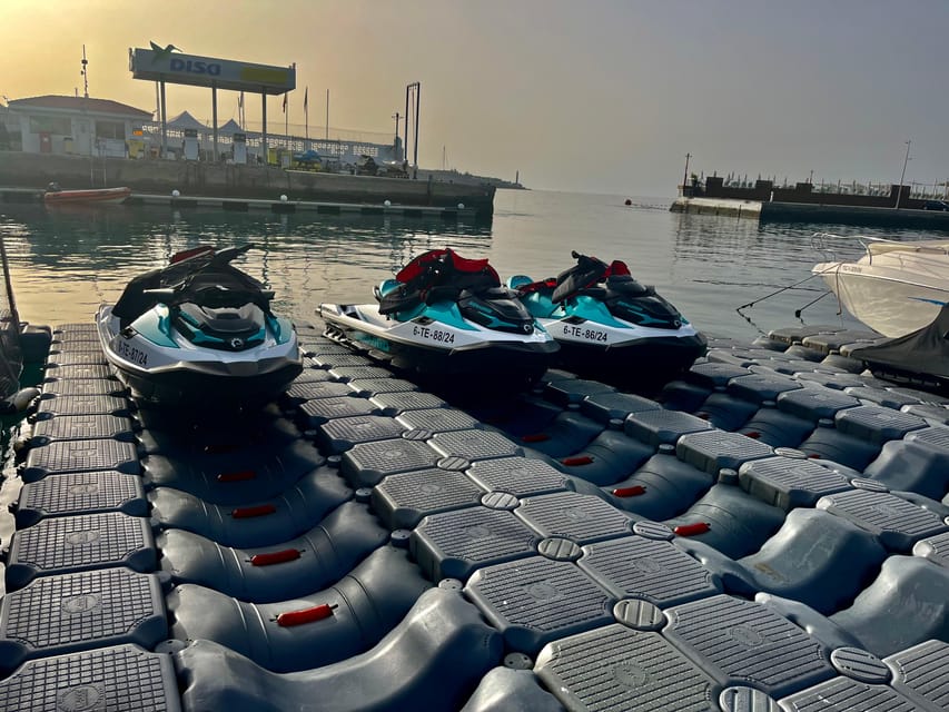 Maspalomas: Jet Ski Tour with Hotel Transfer - The two stops for photos, videos, and a driver swap