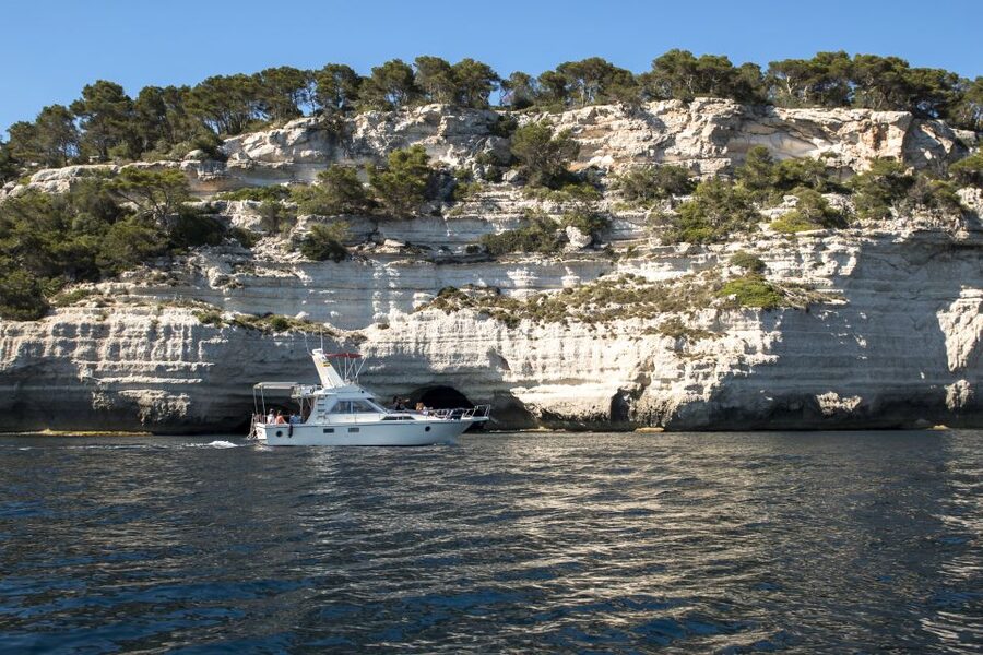 Menorca: 3.5 Hour South Coast Boat Excursion - The south coast route, from Son Saura to Escorxada