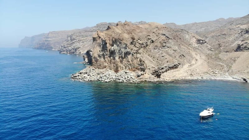 Mogan: Dolphin Watching Boat Trip with Swim Stop - The sea stop and the swimming-policy problem