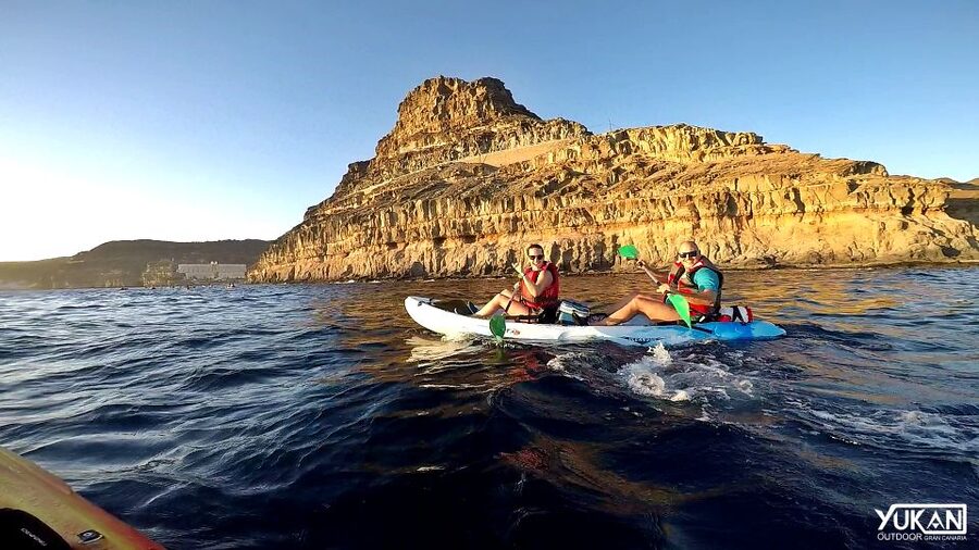 Mogán: Guided Kayak to Caves and Snorkeling Tour - Launching from Taurito Beach