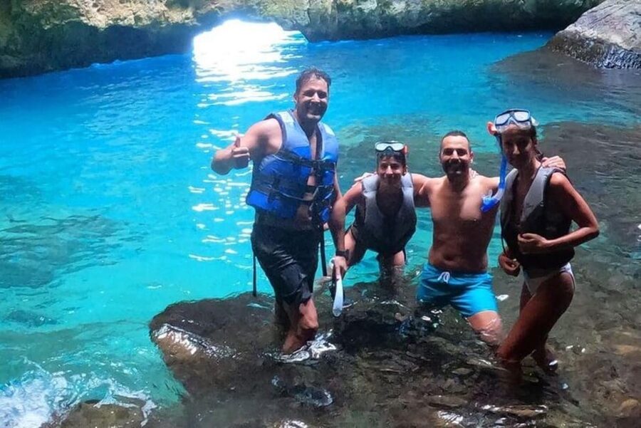 Moraig: Kayak Excursion to Moraig & Cave peces-testos - Starting at Cala Moraig beneath the Cumbre del Sol