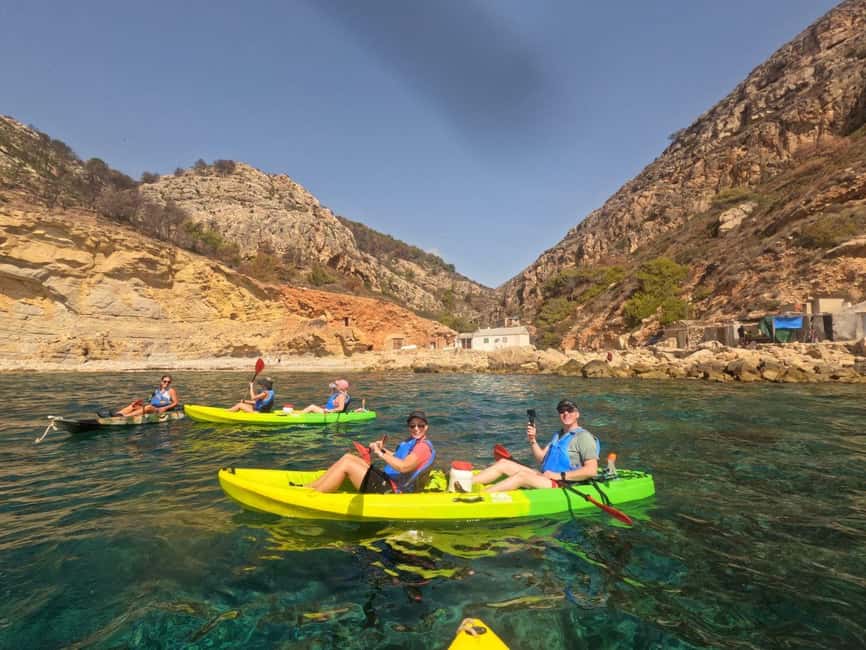 Moraig: Kayak Excursion to Moraig & Cave peces-testos - Who will enjoy this outing most