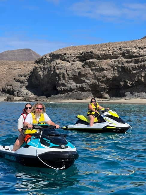 Morro Jable: Guided Jet Ski Safari (without license) - The first 30 minutes: finding your rhythm