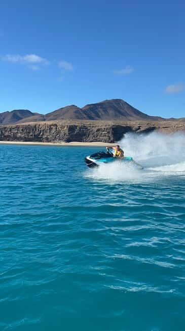 Morro Jable: Guided Jet Ski Safari (without license) - The second 30 minutes: more freedom on the water