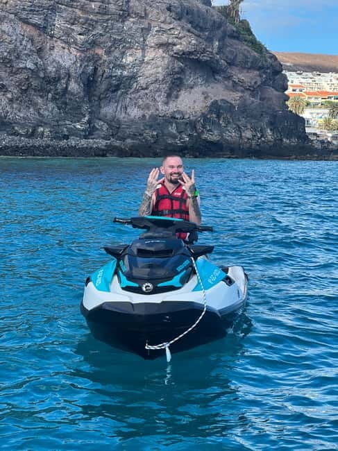 Morro Jable: Guided Jet Ski Safari (without license) - Sharing one machine or booking two
