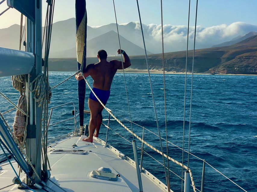 Morro Jable: Sailing Boat Excursion with Food and Drinks - Dolphins, whales, and realistic wildlife expectations