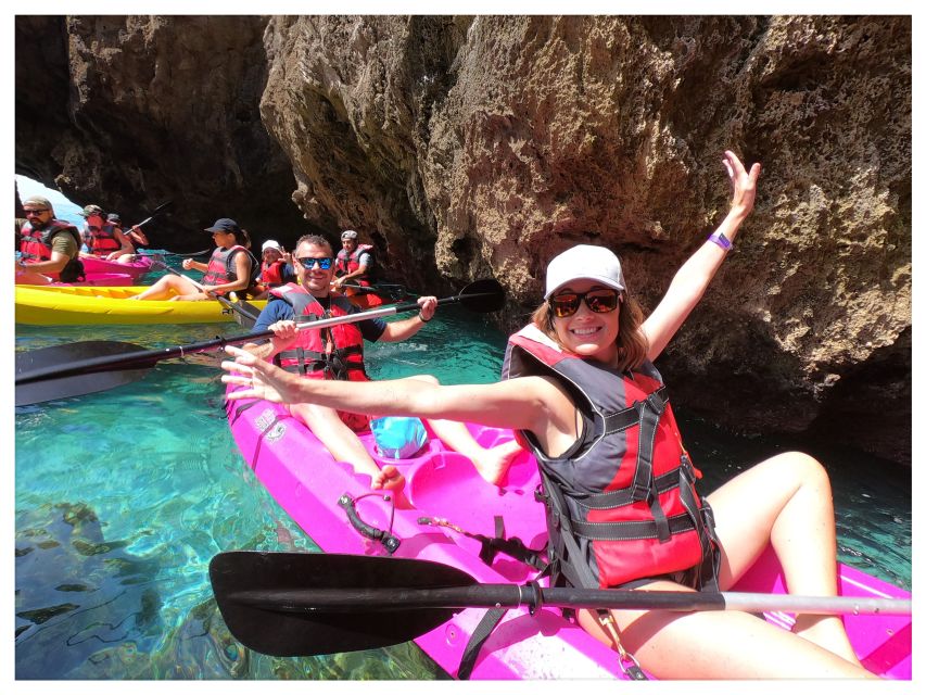 Nerja: Cliffs of Maro-Cerro Gordo Guided Kayak Tour - Paddling beneath the Maro cliffs