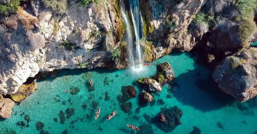 Nerja: Free Kayak Route along the cliffs of Nerja and Maro - Starting at Burriana Beach