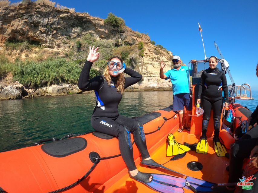Nerja-Maro: Snorkeling & Sea Scooter Speedboat Trip - Snorkeling Along the Cliffs