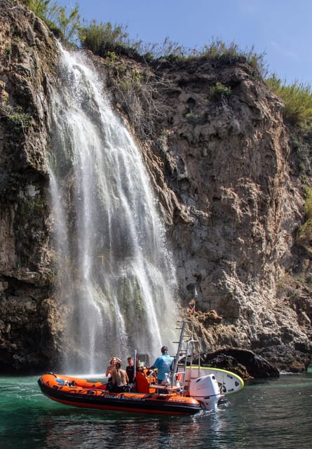 Nerja-Maro: Snorkeling & Sea Scooter Speedboat Trip - The Speedboat Ride Toward Maro-Cerro Gordo