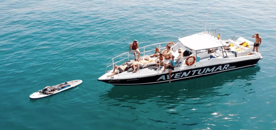 Nerja: Maro Waterfall Boat Trip with Paddleboarding & Drink - Key points at a glance