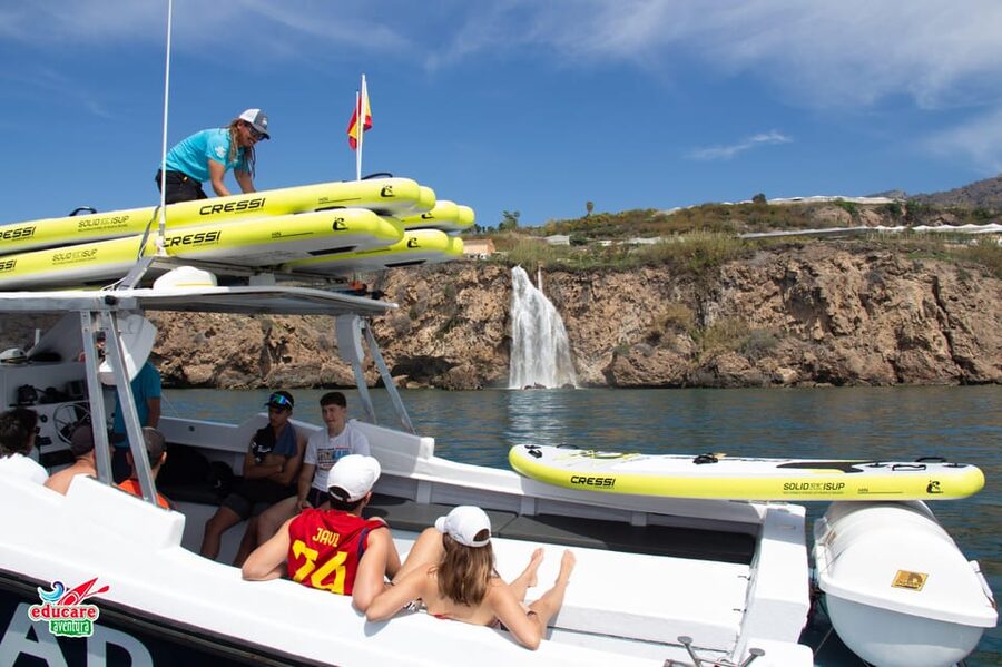 Nerja: Maro Waterfall Boat Trip with Paddleboarding & Drink - A Costa del Sol boat trip with a proper reason to stop