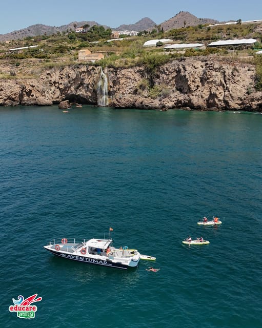 Nerja: Maro Waterfall Boat Trip with Paddleboarding & Drink - What the $65 price really gets you