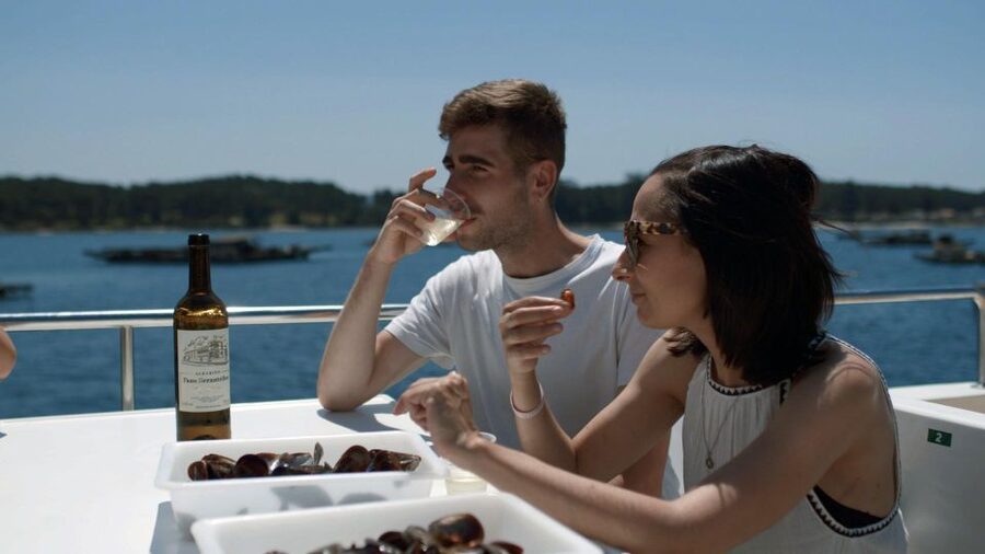 O Grove: Boat Tour at the Arousa estuary with mussel tasting - The coastal views around La Toja, O Grove, and Cambados