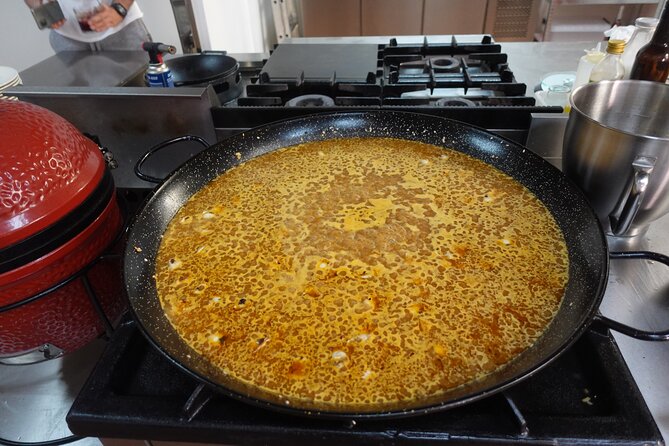 Paella & Sangria Class with Tapas and Market Visit - Making Sangria and Sharing Tapas