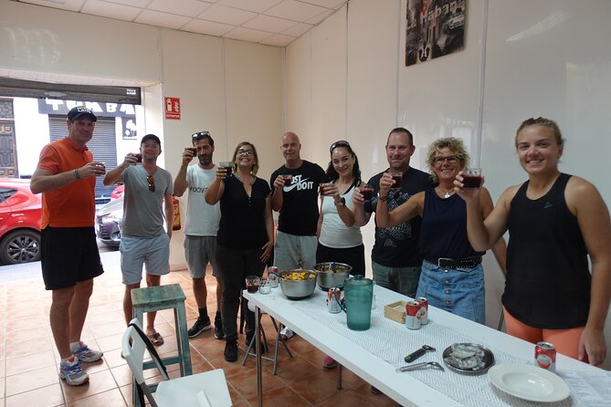 Paella & Sangria Class with Tapas and Market Visit - Sitting Down to Eat What You Made