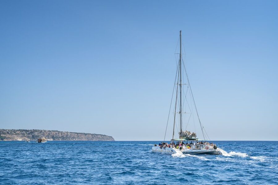 Palma de Mallorca: 5-Hour Catamaran Cruise with Lunch & Swim - The first stop, usually the star of the day