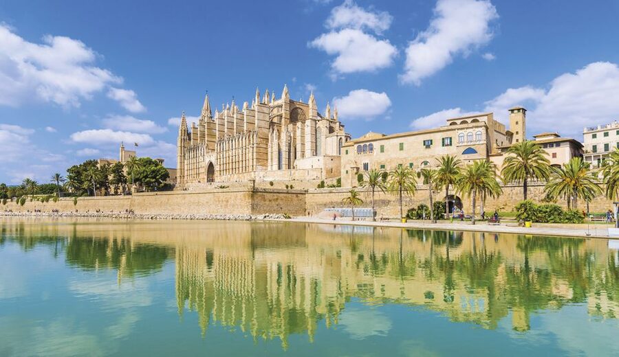 Palma de Mallorca: City Walking Tour with The Cathedral - S’Hort del Rei and Palma’s medieval garden setting