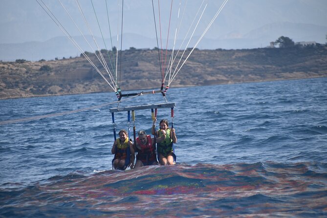 Parasailing in Alicante - Taking off behind the boat