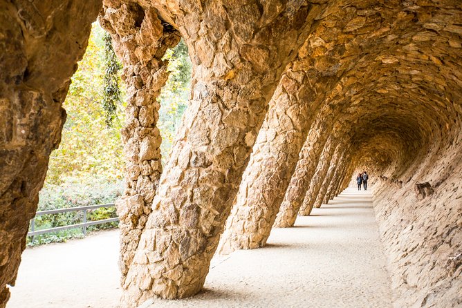 Park Guell Guided Tour with Skip the line Ticket - The lower court and 86 Doric columns