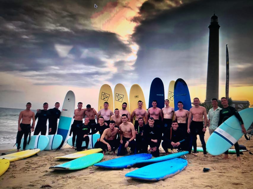 Playa del Inglés surf lessons - Playa del Inglés or Maspalomas, depending on the sea