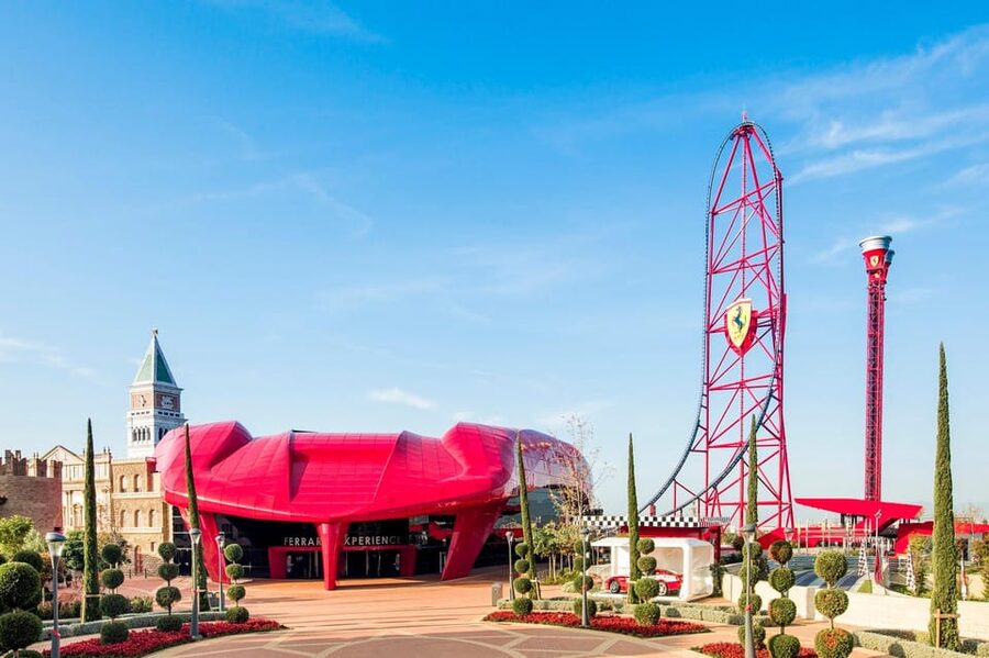 PortAventura and Ferrari Land: Full-Day Trip from Barcelona - Ferrari Land: speed, Italian façades, and Red Force