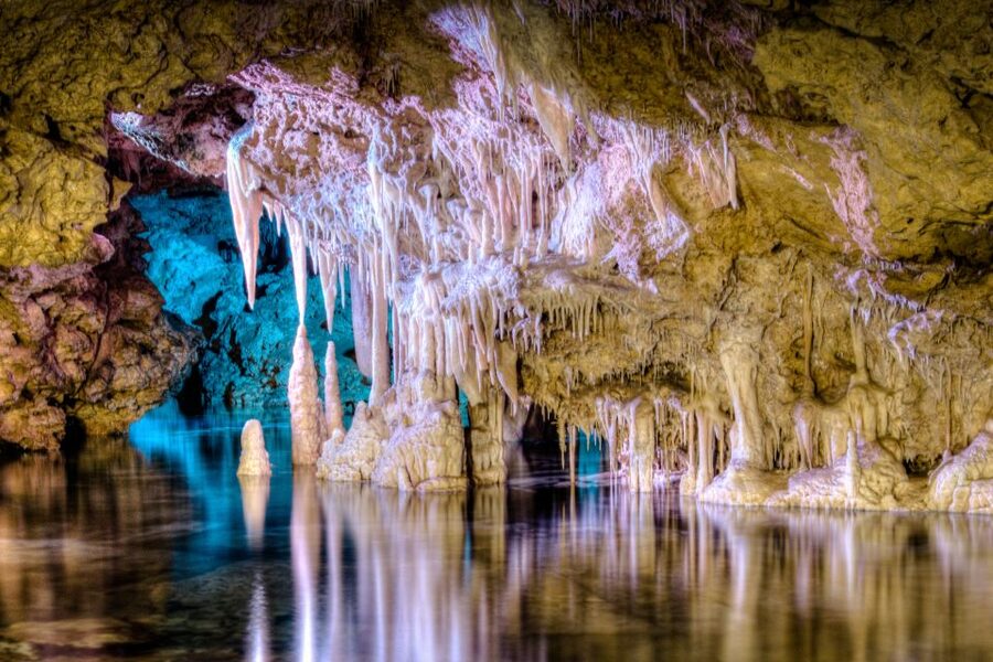 Porto Cristo: Caves of Hams Entry Ticket - The Pit of Hell and the Genesis projection