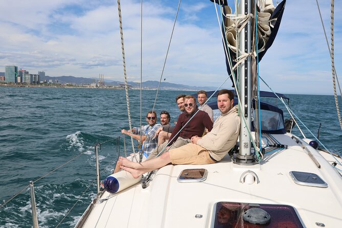 Private Skipper Sailing Tour for up to 11 people - Leaving Port Olímpic with Barcelona behind you