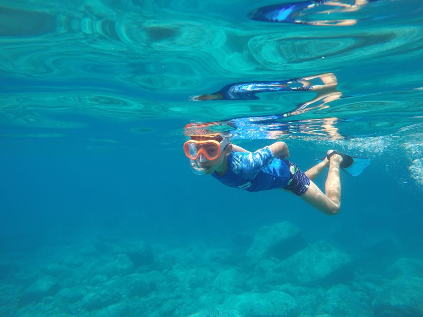 Puerto de Mogan: Boat and Snorkeling Trip - A simple Canarian lunch on board