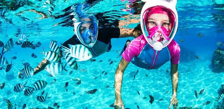Puerto del Carmen: Dolphin-Watching Speedboat Tour with Swim - Leaving Puerto del Carmen on the Biosfera Jet