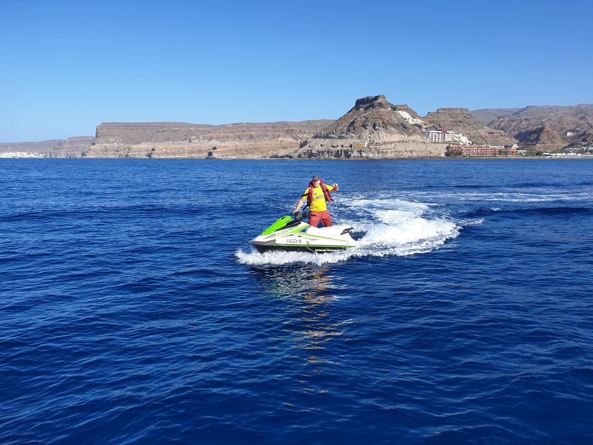 Puerto Rico de Gran Canaria: Jetski Tour - Getting comfortable with the jet ski controls