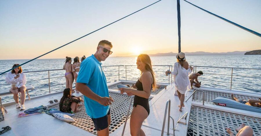 S'Arenal: Sunset Catamaran Cruise with BBQ - Starting at Playa del Arenal
