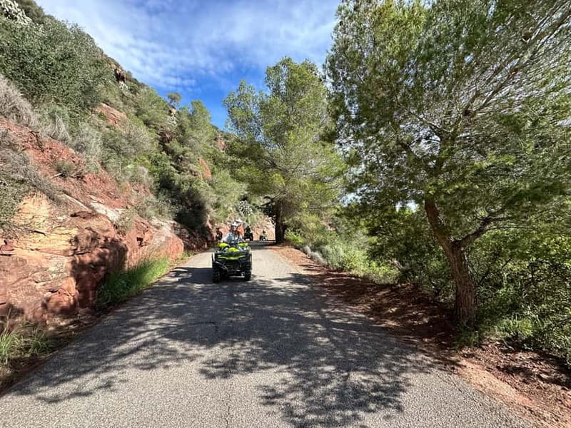Salou: Off-Road Guided Quad Safari with Hotel Pickup - Leaving Salou behind on four wheels