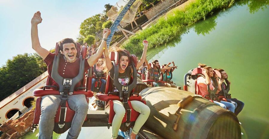 Salou: PortAventura and Ferrari Land 1, 2, or 3-Day Ticket - PortAventura Park packs six themed worlds into one day