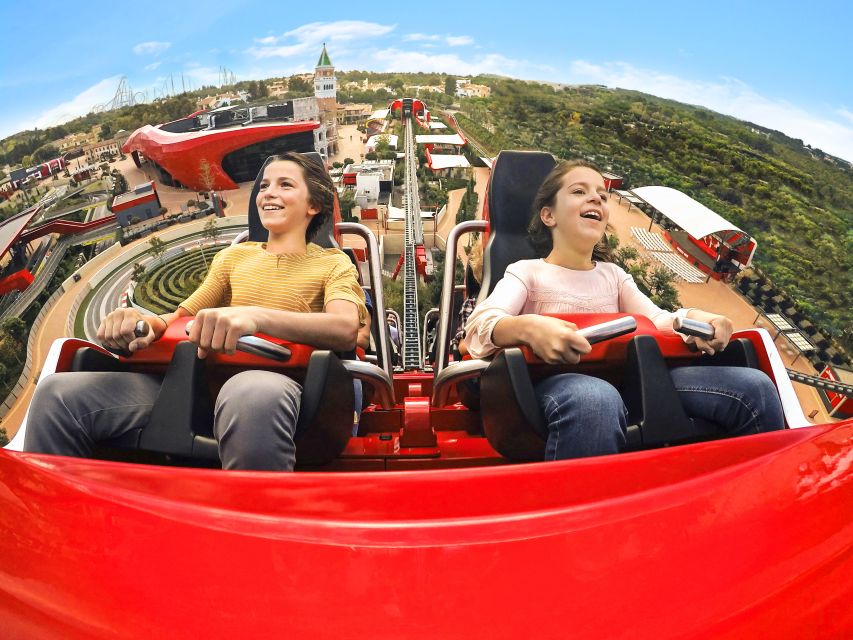 Salou: PortAventura, Caribe Aquatic & Ferrari Land Passes - Heat, shade, meals, and practical comfort