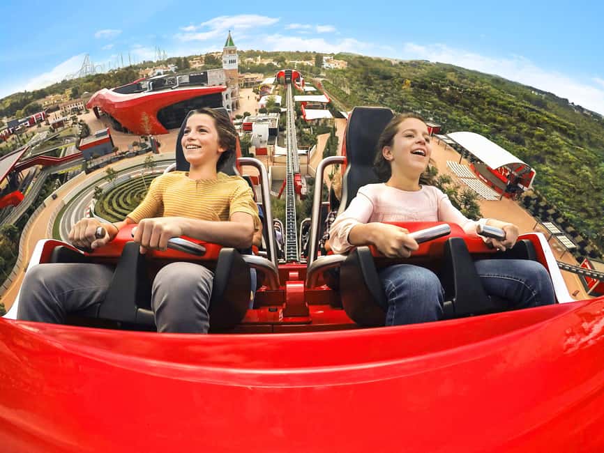 Salou: PortAventura Ferrari Land Admission Ticket - Red Force: the reason most people come