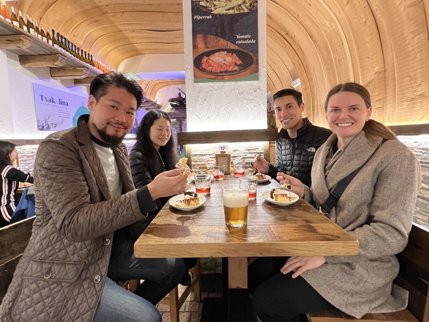 San Sebastian: Market, Pintxos and Wine Tasting Tour - Four old-town stops, each with a different purpose