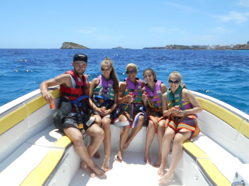 Santa Eulària des Riu: Parasailing Boat Cruise with Drinks - The view from above Es Canar